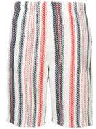 Coohem Striped Tweed Shorts - Multicolour
