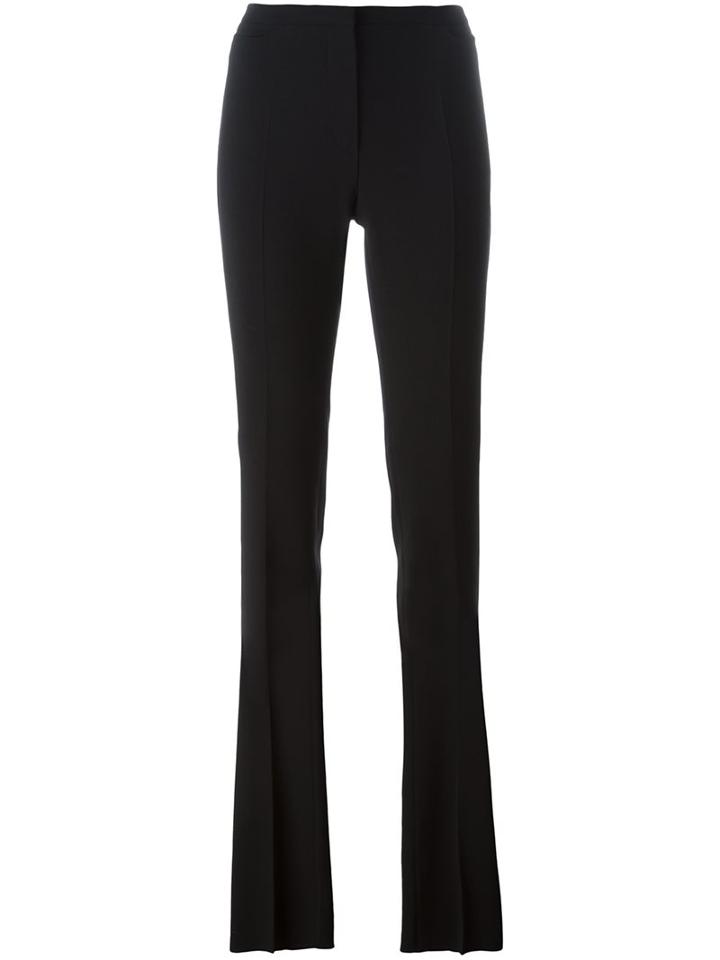 Max Mara 'monia' Trousers, Women's, Size: 42, Black, Spandex/elastane/virgin Wool