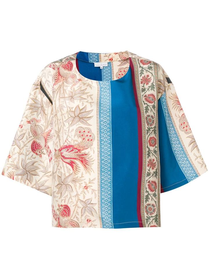 Pierre-louis Mascia Multi-print Blouse - Neutrals