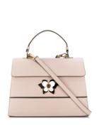 Furla Flower Detail Tote - Neutrals