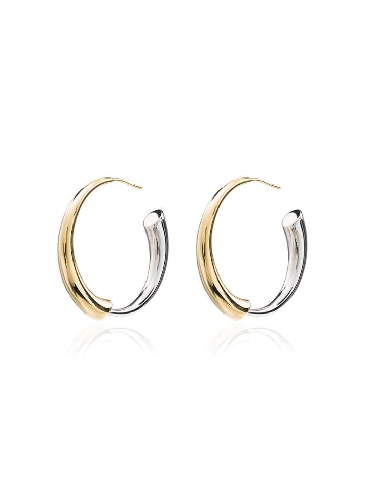 Charlotte Chesnais Gia Hoop Earrings - Metallic