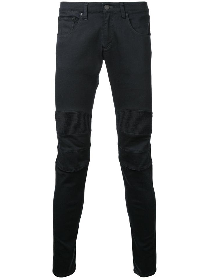 Monkey Time - Straight Leg Pants - Men - Cotton/polyurethane/lyocell/rayon - S, Black, Cotton/polyurethane/lyocell/rayon