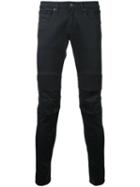 Monkey Time - Straight Leg Pants - Men - Cotton/polyurethane/lyocell/rayon - S, Black, Cotton/polyurethane/lyocell/rayon