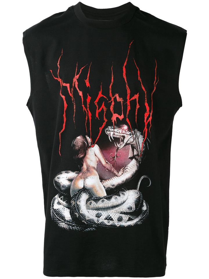 Misbhv - Desire Tank - Men - Cotton - M, Black, Cotton
