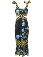 Alice Mccall Floral Print Dress - Black