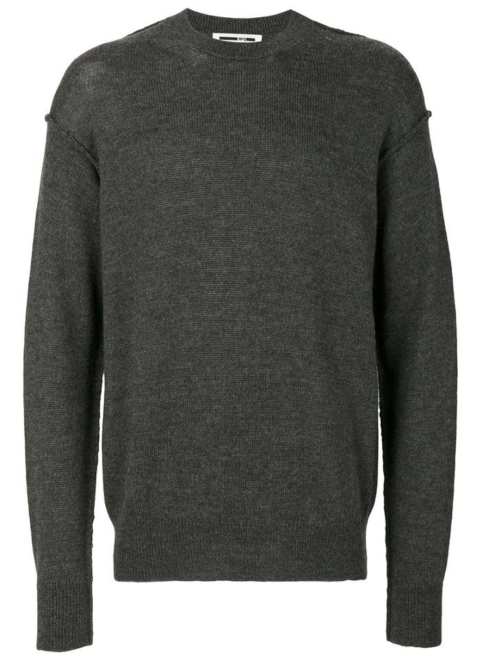 Mcq Alexander Mcqueen - Knitted Jumper - Men - Wool/alpaca - L, Grey, Wool/alpaca