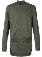 3.1 Phillip Lim Classic Bomber Shirt Jacket - Green