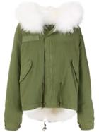 Mr & Mrs Italy Short Fur-lined Parka - Green
