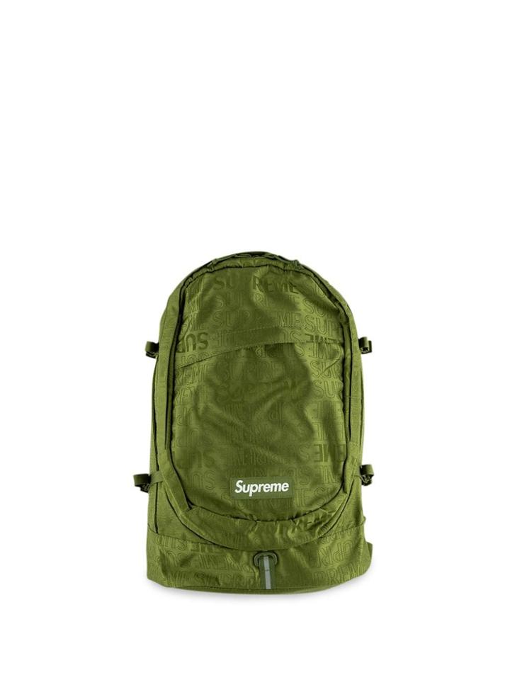 Supreme Logo Backpack - Green