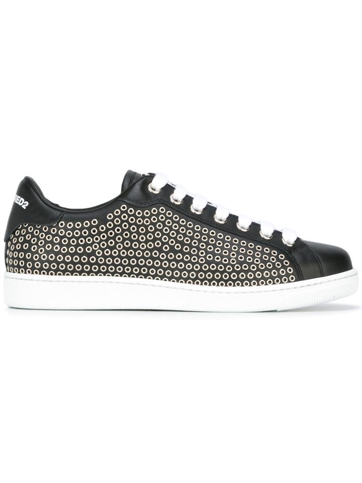 Dsquared2 Eyelet Sneakers - Black