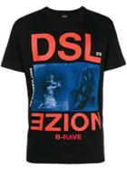 Diesel Samurai Print T-shirt - Black