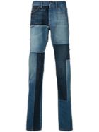 Lanvin Patchwork Slim Jeans - Blue