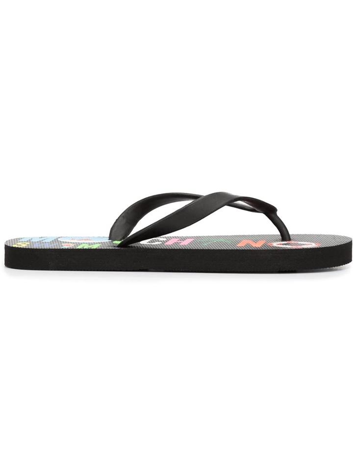 Moschino Swim Logo Slippers