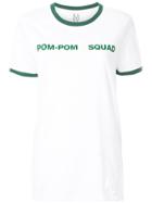 Zoe Karssen Pom-pom Squad T-shirt - White