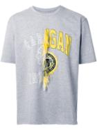 Doublet Contrast Print T-shirt, Men's, Size: Small, Grey, Cotton