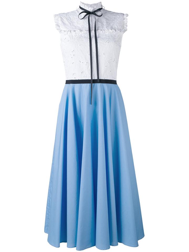 Vivetta - Sangallo Top Dress - Women - Cotton - 40, White, Cotton
