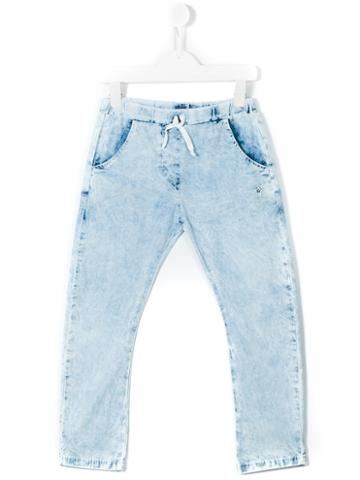 Tocotò Vintage - Stonewashed Denim Trousers - Kids - Cotton - 6 Yrs, Boy's, Blue