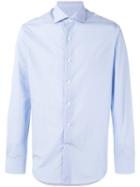 Alessandro Gherardi - Circle Print Shirt - Men - Cotton - 44, Blue, Cotton