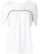 Christopher Kane Oversized Chain Trim T-shirt - White