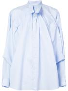 Y / Project Double Front Layered Shirt - Blue