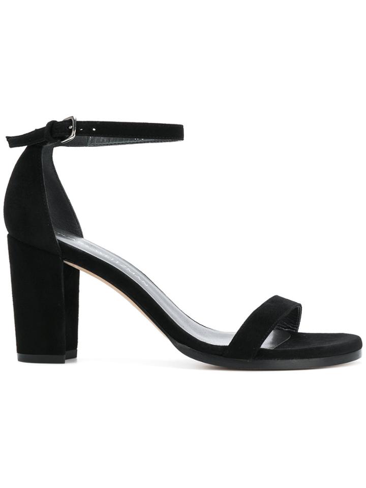 Stuart Weitzman Ankle Strap Sandals - Black