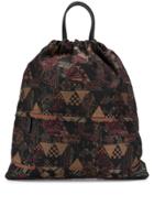 Etro Multi-patterned Backpack - Black