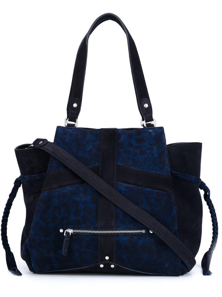 Jérôme Dreyfuss Braided Detail Tote, Women's, Blue