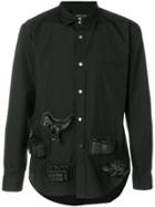 Comme Des Garçons Homme Plus 3d Detail Shirt - Black