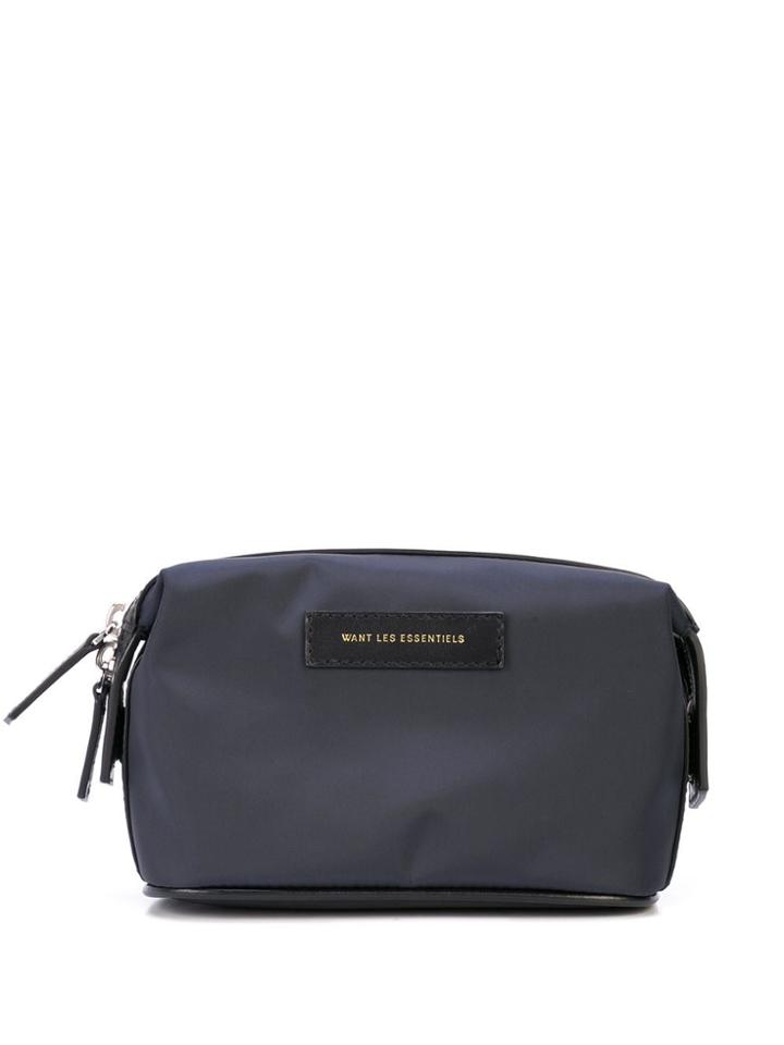 Want Les Essentiels Mini Kenyatta Dopp Kit - Blue