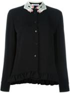 Vivetta 'giglio' Shirt, Women's, Size: 40, Black, Viscose/polyester