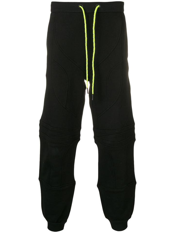 Iceberg Panelled Track Pants - Black