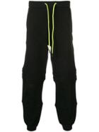 Iceberg Panelled Track Pants - Black