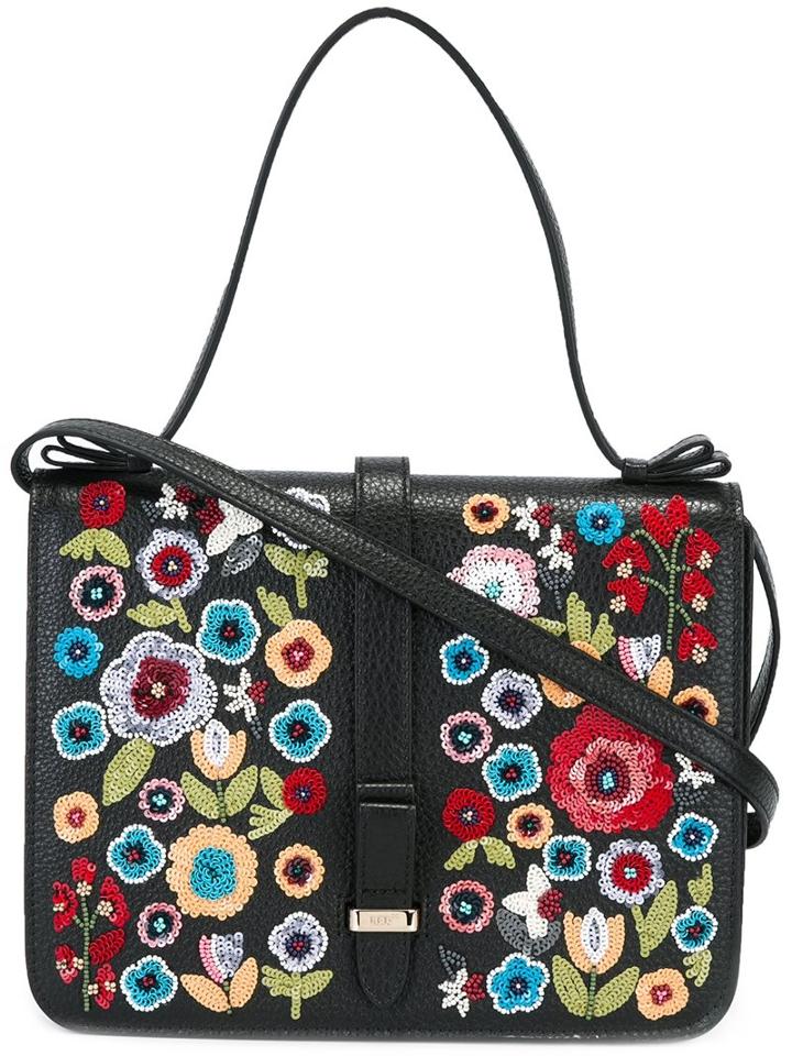 Red Valentino Floral Embroidery Tote Bag
