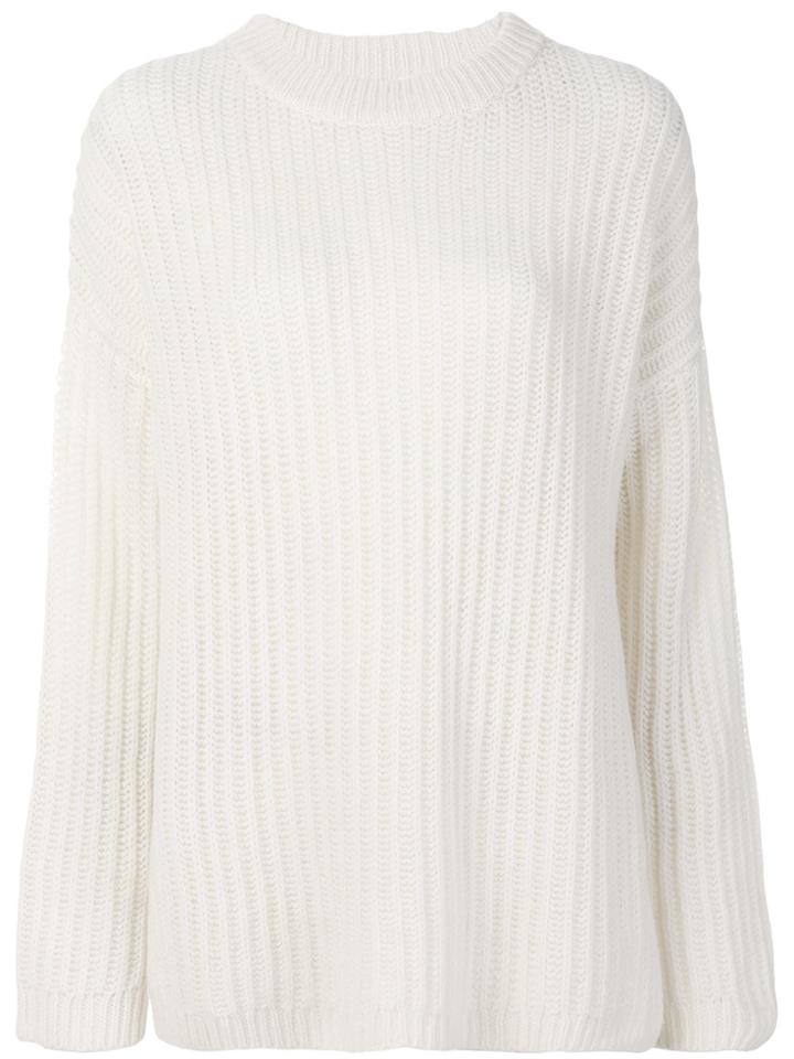 Levi's Ribbed Knit Jumper - White