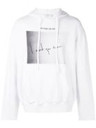 Ih Nom Uh Nit Graphic Print Hooded Sweatshirt - White