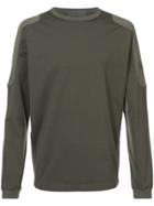 Stone Island Ghost Contrast Panel Long Sleeve Top - Green