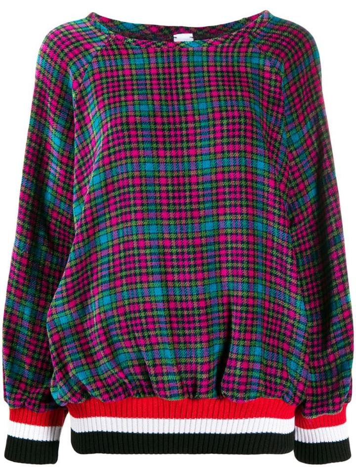 Ultràchic Check Print Jumper - Pink