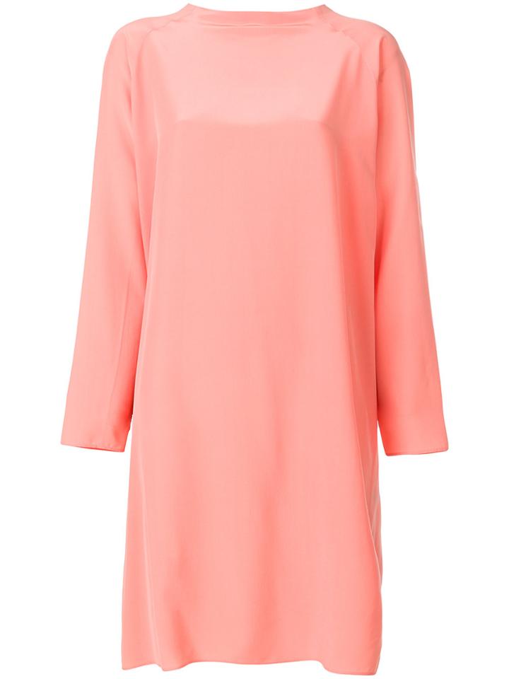 Aspesi Slash Neck Mini Dress - Yellow & Orange