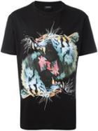 Marcelo Burlon County Of Milan - Tiger Print T-shirt - Men - Cotton/polyester - L, Black, Cotton/polyester
