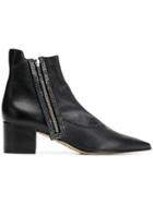 Rodo Pointed Ankle Boots - Black