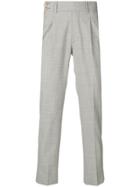 Entre Amis Classic Tailored Trousers - Grey