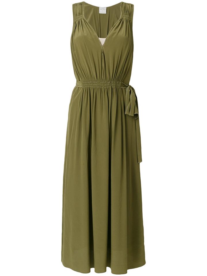 Forte Forte Gathered Waist Dress - Green