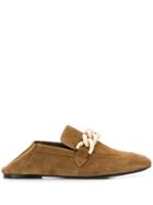 Joseph Chain-link Detail Loafers - Brown