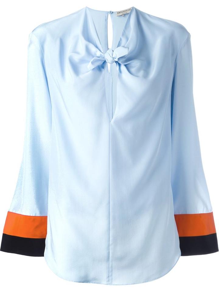 Emilio Pucci Knot Detail Blouse