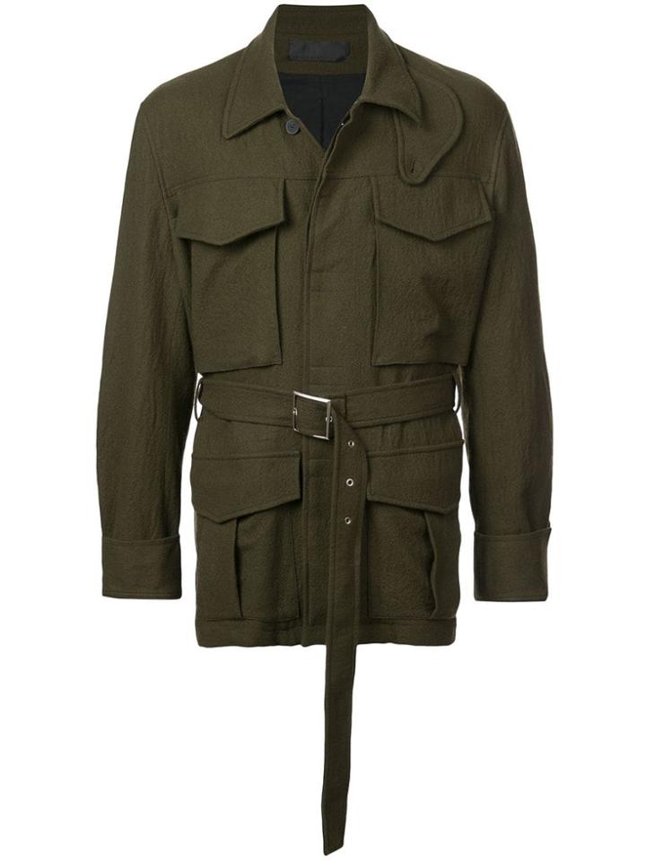 Haider Ackermann Belted Short Jacket - Green