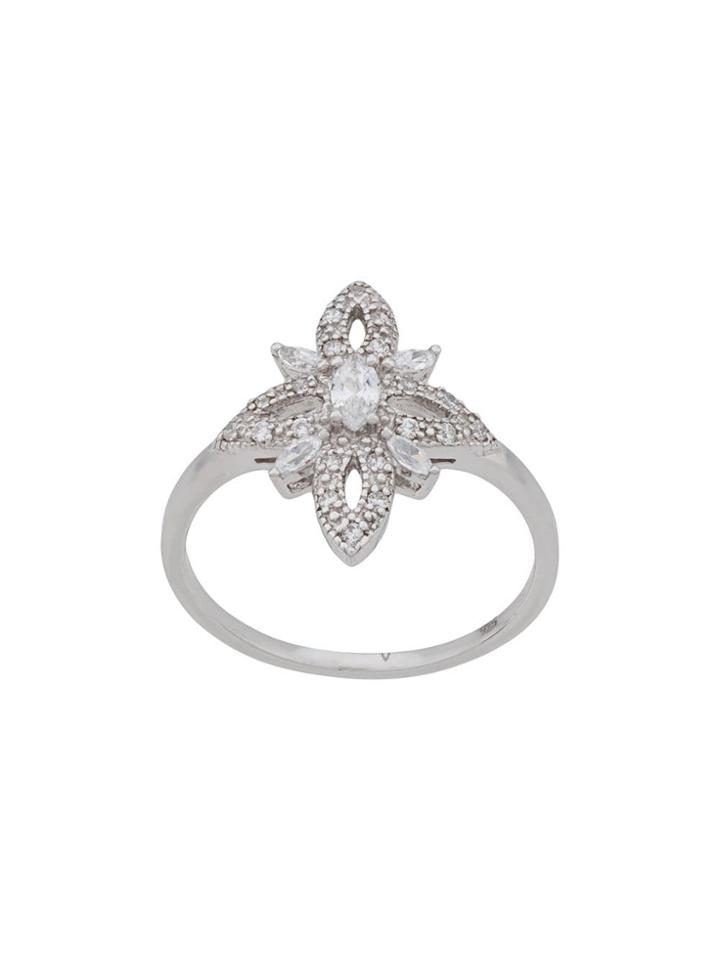 V Jewellery Blossom Ring - Silver