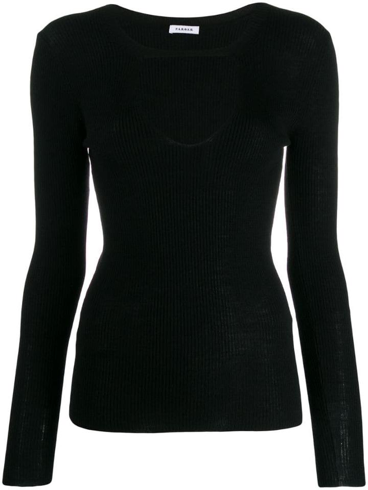 P.a.r.o.s.h. Lou Lou Top - Black
