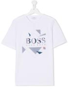 Boss Kids Teen Graphic Print T-shirt - White