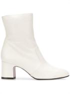 Chie Mihara Naylon Low-heel Boots - White