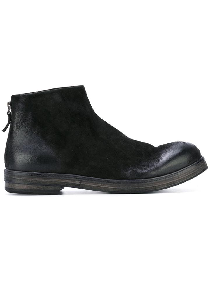 Marsèll Zipped Ankle Boots - Black